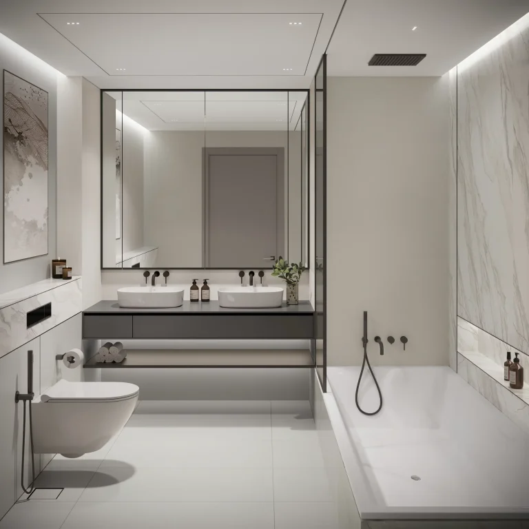 Bathroom-scaled